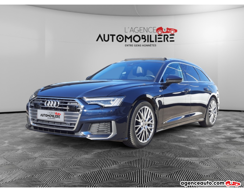 Achat voiture occasion, Auto occasion pas cher | Agence Auto Audi A6 Break 35TDi  2.0d Business Edition S-Line S tronic 163Ch/ Garantie 12 Mois Bleu Année 2021 Automatique Diesel