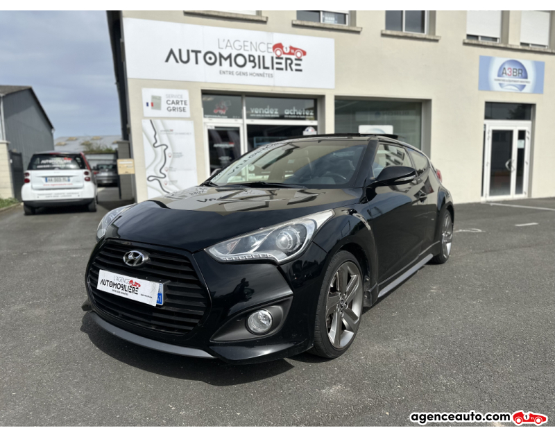 Achat voiture occasion, Auto occasion pas cher | Agence Auto Hyundai Veloster 1.6 T-GDI 186Ch Turbo - ORIGINE FRANCE Noir Année 2014 Manuelle Essence