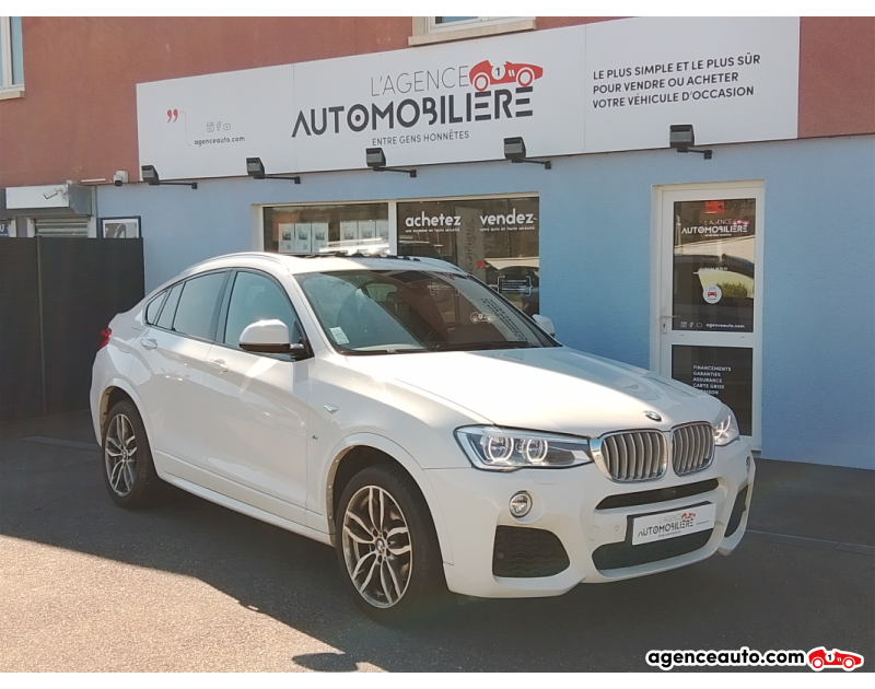 Achat voiture occasion, Auto occasion pas cher | Agence Auto Bmw X4 F26 XDrive 35dA 313ch M Sport BVA8 Blanc Année 2015 Automatique Diesel