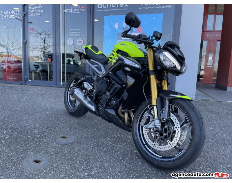Gebrauchtwagenkauf, Günstige Gebrauchtwagen | Automobilienagentur Triumph Street Triple TRIUMPH STREET TRIPLE 765 MOTO2 Jaune Jahr 2023 Manuelle Essence