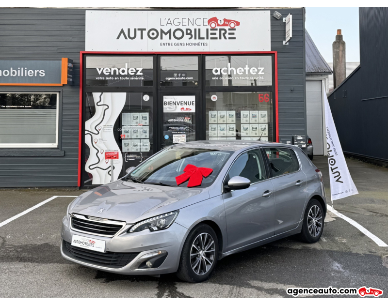 Aankoop Gebruikte Auto, Goedkope Gebruikte Auto | Agence Auto Peugeot 308 2.0 BlueHDi 150 ch BVA6 ALLURE (Attelage + Distri faite) Argent Jaar 2014 Automatique Diesel