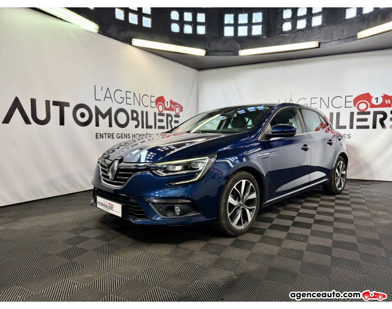 Aankoop Gebruikte Auto, Goedkope Gebruikte Auto | Agence Auto Renault Megane 1.6 DCI 130 ENERGY BOSE Bleu Jaar 2016 Manuelle Diesel