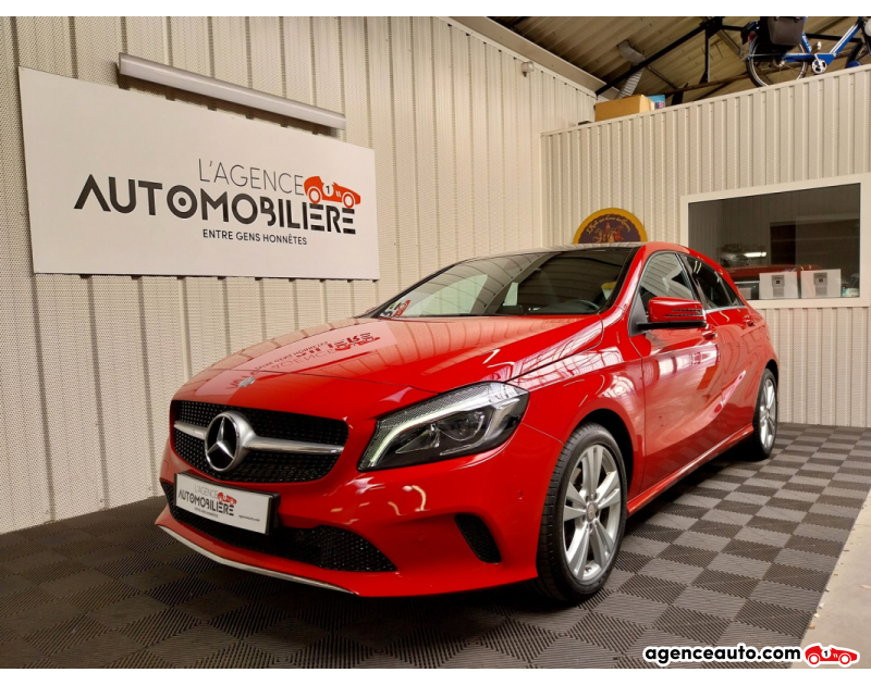 Achat voiture occasion, Auto occasion pas cher | Agence Auto Mercedes Classe A 200 d Sensation 7G-DCT Rouge Année 2017 Automatique Diesel