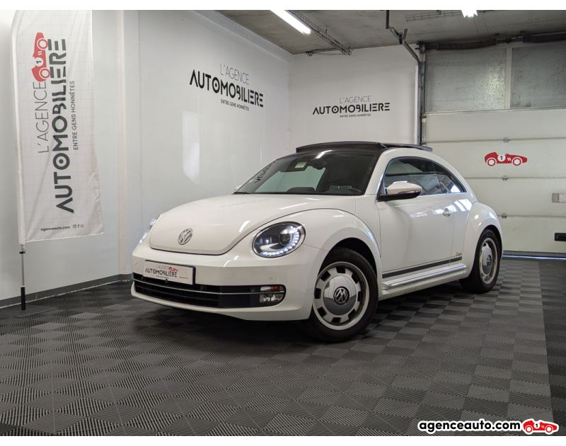 Achat voiture occasion, Auto occasion pas cher | Agence Auto Volkswagen Coccinelle 1.2 TSI 105 CUP Blanc Année 2014 Automatique Essence