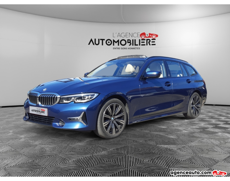 Achat voiture occasion, Auto occasion pas cher | Agence Auto Bmw Série 3 Touring 318d Touring Luxury Line MHEV 2.0d 150Ch Steptronic/ Garantie 12 mois Bleu Année 2020 Automatique Diesel