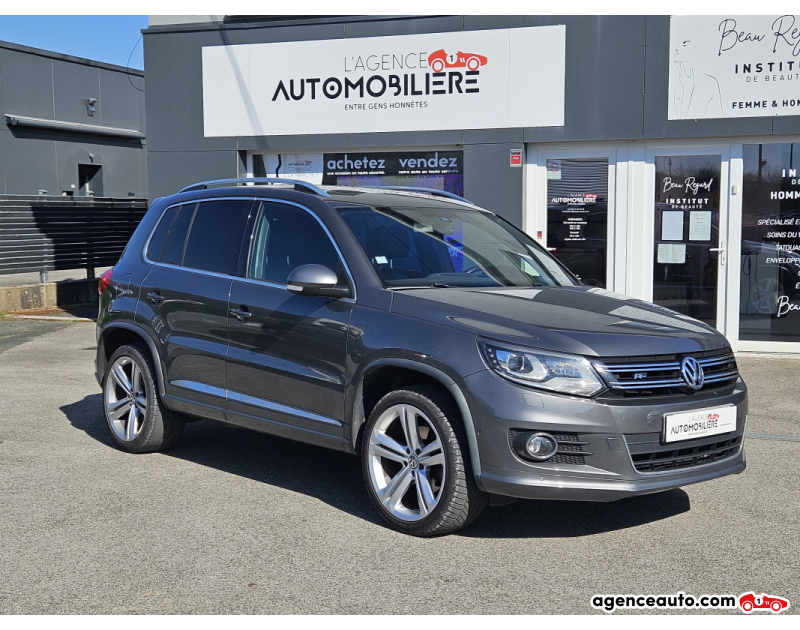 Achat voiture occasion, Auto occasion pas cher | Agence Auto Volkswagen Tiguan 2.0 TDI 140 CV 4 Motion R-line Toit Ouvrant Gris Année 2012 Manuelle Diesel