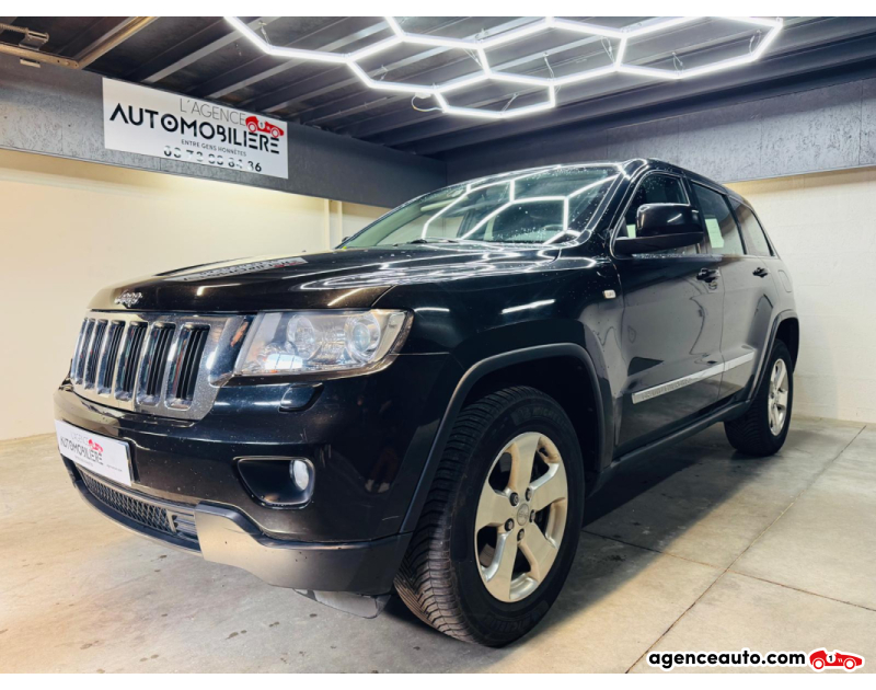 Gebrauchtwagenkauf, Günstige Gebrauchtwagen | Automobilienagentur Jeep Grand Cherokee 3.0 CRD V6 DPF 190 cv BVA Noir Jahr 2012 Automatique Diesel