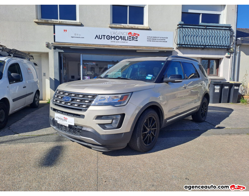 Gebrauchtwagenkauf, Günstige Gebrauchtwagen | Automobilienagentur Ford Explorer EcoBoost 3.5i V6 XLT - 7 Places Beige Jahr 2017 Automatique Essence