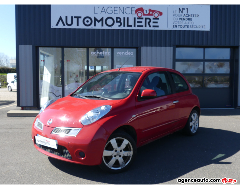 Compra de Coches Usados, Coches Usados Baratos %'|'% Agence Auto Nissan Micra Phase 2 1.2 i 65cv Rouge Año 2010 Manuelle Essence