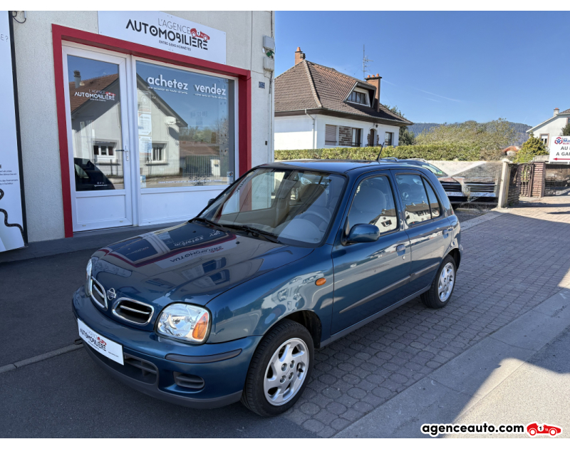 Achat voiture occasion, Auto occasion pas cher | Agence Auto Nissan Micra II Phase 2 1.4 i 82cv Bleu Année 2001 Manuelle Essence
