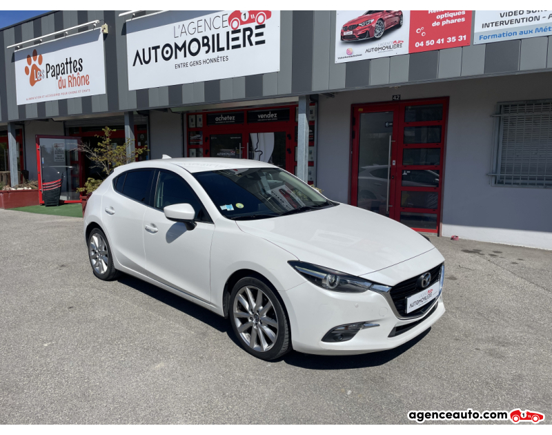 Acquisto Auto Usate, Auto Usate Economiche | Agenzia Automobiliare Mazda Mazda 3 III 1.5 SkyActiv-D 105 cv Blanc Anno 2017 Manuelle Diesel