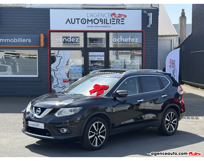 Achat voiture occasion, Auto occasion pas cher | Agence Auto Nissan X-Trail 1.6 DCi 130Ch X-Tronic7 2wd 7PL Tekna (Attelage) Noir Année 2016 Automatique Diesel