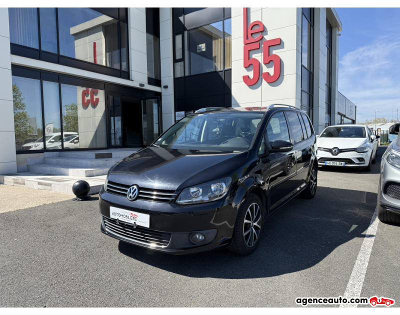Achat voiture occasion, Auto occasion pas cher | Agence Auto Volkswagen Touran 2.0 TDI 140 7 PLACES DSG6 Noir Année 2011 Automatique Diesel