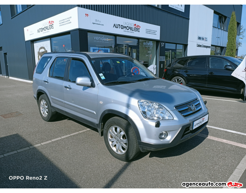 Aankoop Gebruikte Auto, Goedkope Gebruikte Auto | Agence Auto Honda CRV 2.2 i-ctdi 140cv fap 1ère main Gris Jaar 2006 Manuelle Diesel