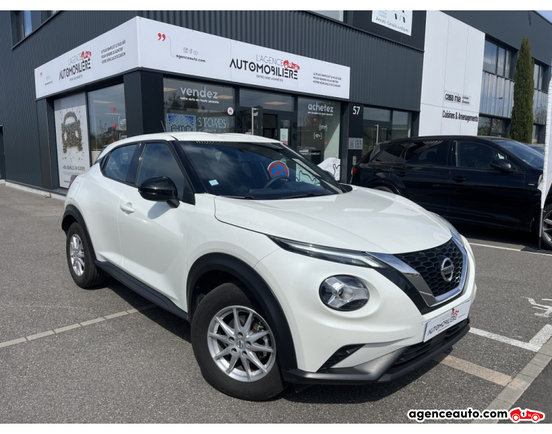 Gebrauchtwagenkauf, Günstige Gebrauchtwagen | Automobilienagentur Nissan Juke II (F16E) 1.0 DIG-T 117CV VISIA - GARANTIE 12 MOIS Blanc Jahr 2020 Manuelle Essence