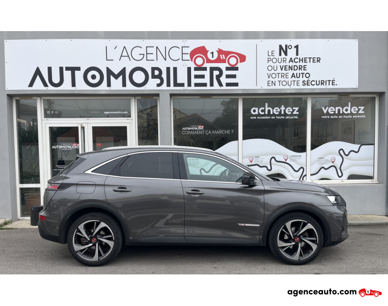 Achat voiture occasion, Auto occasion pas cher | Agence Auto DS DS7 CROSSBACK 180 CV PERFORMANCE LINE + Gris Année 2019 Automatique Essence