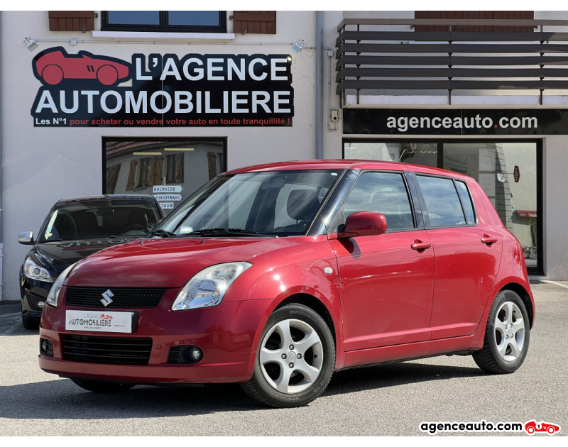 Achat voiture occasion, Auto occasion pas cher | Agence Auto Suzuki Swift 1.3 92ch 116000 kms 2ème main Rouge Année 2007 Manuelle Essence