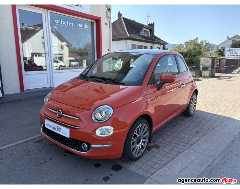 Compra de Coches Usados, Coches Usados Baratos %'|'% Agence Auto Fiat 500 III 1.0 69 cv Dolce Vita - Toit Panoramique - 1ère Main Orange Año 2023 Manuelle Hybride