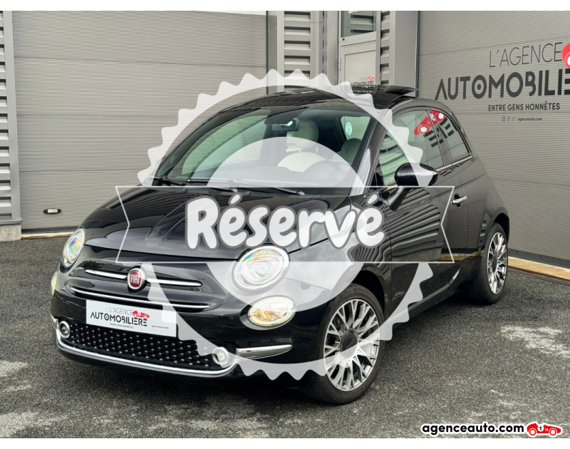 Aankoop Gebruikte Auto, Goedkope Gebruikte Auto | Agence Auto Fiat 500 (2) 1.2 69 STAR DUALOGIC Noir Jaar 2021 Automatique Essence