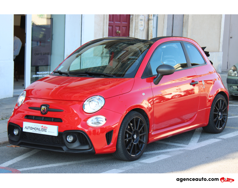 Aankoop Gebruikte Auto, Goedkope Gebruikte Auto | Agence Auto Abarth 500 CABRIOLET 595 1.4 T-JET 180 COMPETIZIONE (Première main, Radar de recul, CarPlay..) Rouge Jaar 2020 Manuelle Essence