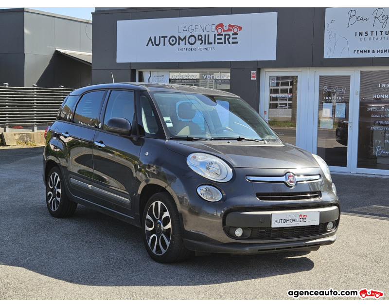 Compra de Carros Usados, Carros Usados Baratos | Auto Immo Fiat 500L LIVING 1.6 MULTIJET 105 CH LOUNGE 7 PLACES 1 ERE MAIN Gris Ano 2013 Manuelle Diesel