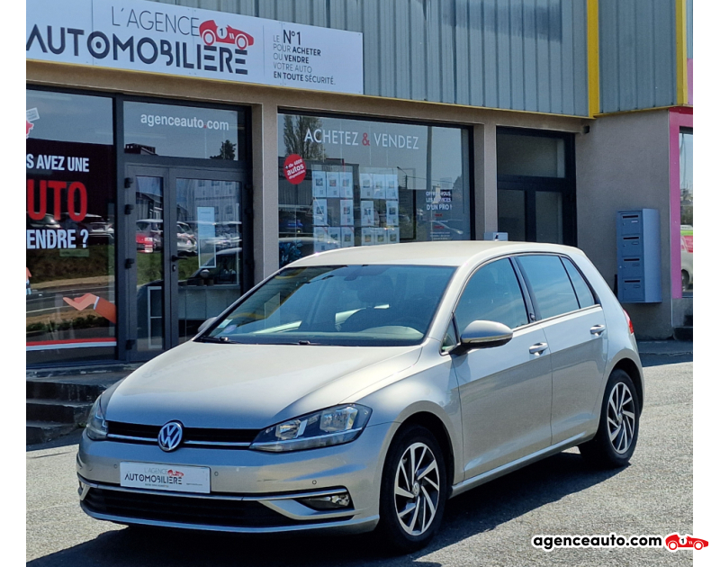 Achat voiture occasion, Auto occasion pas cher | Agence Auto Volkswagen Golf 1.4 TSI BLUE MOTION 125 CH SOUND Gris Année 2018 Manuelle Essence