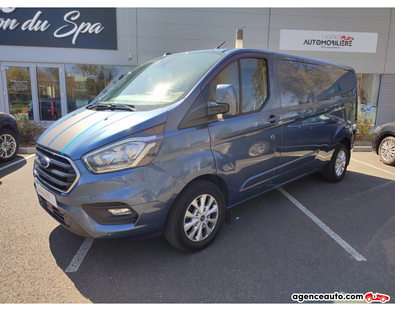 Achat voiture occasion, Auto occasion pas cher | Agence Auto Ford Transit Custom Fg Limited 170ch TVA récupérable Gris Année 2020 Automatique Diesel
