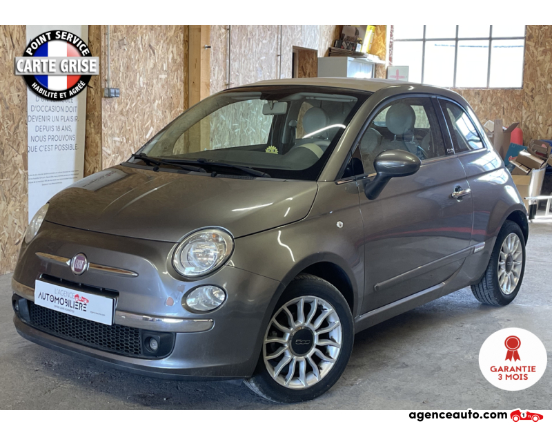 Achat voiture occasion, Auto occasion pas cher | Agence Auto Fiat 500C 1.2 69 cv S&S LOUNGE Bronze Année 2012 Manuelle Essence