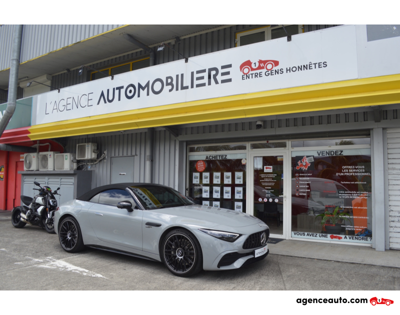 Aankoop Gebruikte Auto, Goedkope Gebruikte Auto | Agence Auto Mercedes SL 43 AMG 381h 9G Speedshift MCT AMG Gris Jaar 2023 Automatique Hybride