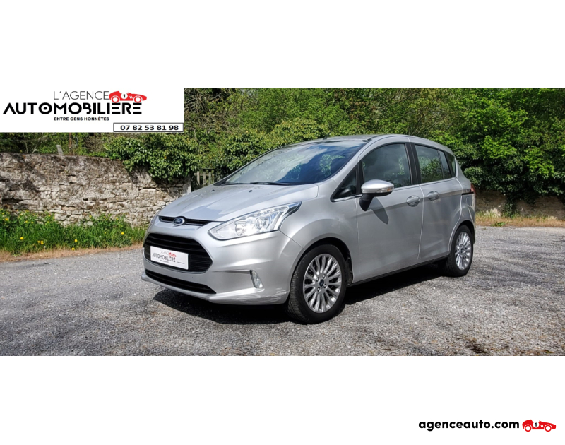Achat voiture occasion, Auto occasion pas cher | Agence Auto Ford B-Max 1.6 TDCI 95 cv Titanium Gris Année 2014 Manuelle Diesel