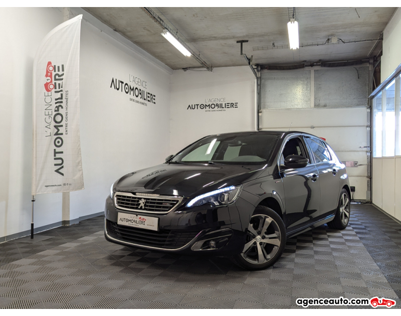 Acquisto Auto Usate, Auto Usate Economiche | Agenzia Automobiliare Peugeot 308 1.2 PURETECH 130 S&S 6CV GT LINE Noir Anno 2016 Manuelle Essence