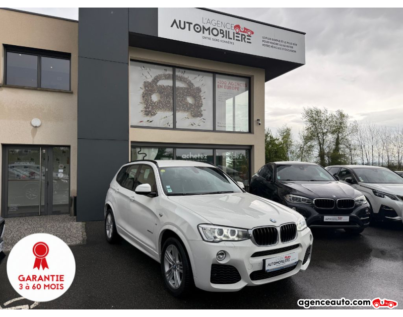 Compra de Coches Usados, Coches Usados Baratos %'|'% Agence Auto Bmw X3 (F25) 20d xDrive 190 cv M SPORT Blanc Año 2015 Manuelle Diesel