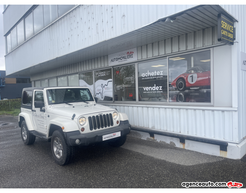 Gebrauchtwagenkauf, Günstige Gebrauchtwagen | Automobilienagentur Jeep Wrangler 2.8 CRD 177 CV AWD Sahara BVM6 - Garantie 12 Mois Blanc Jahr 2010 Manuelle Diesel