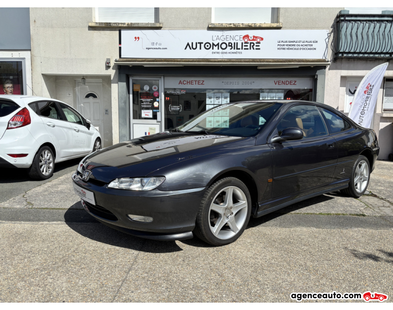 Achat voiture occasion, Auto occasion pas cher | Agence Auto Peugeot 406 Coupé 2.0 i 135cv - Pininfarina Gris Année 1998 Manuelle Essence
