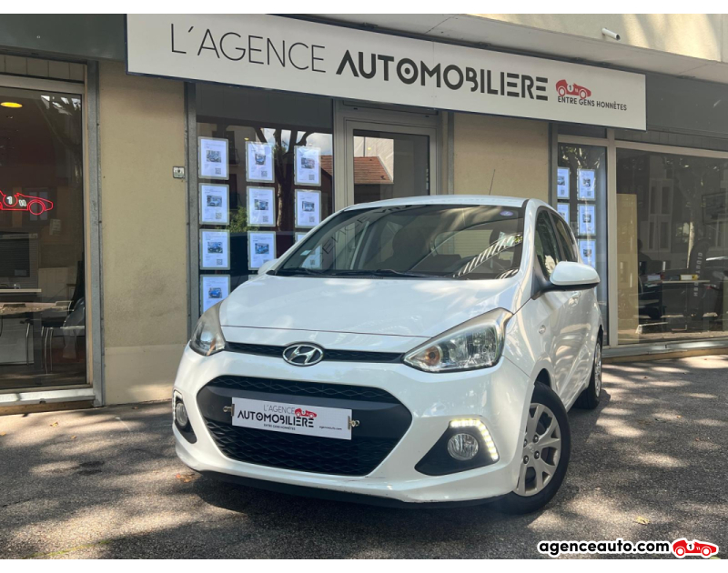 Achat voiture occasion, Auto occasion pas cher | Agence Auto Hyundai I10 II 1.0 66 PACK SENSATION Blanc Année 2015 Manuelle Essence