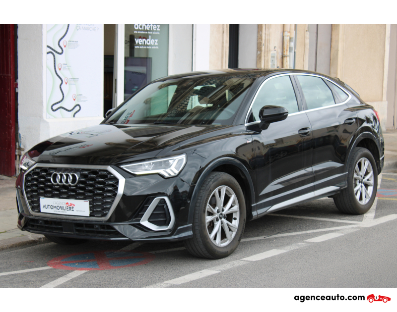 Compra de Coches Usados, Coches Usados Baratos %'|'% Agence Auto Audi Q3 SPORTBACK 35 TFSI 150 ch S tronic 7 S line ( Caméra de Recul, Carplay, Sièges électriques ... ) Noir Año 2021 Automatique Essence
