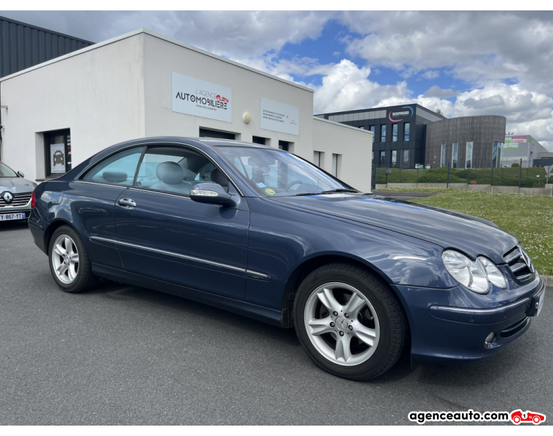 Achat voiture occasion, Auto occasion pas cher | Agence Auto Mercedes CLK 200 KOMPRESSOR 163CH AVANTGARDE BVA Bleu Année 2003 Automatique Essence