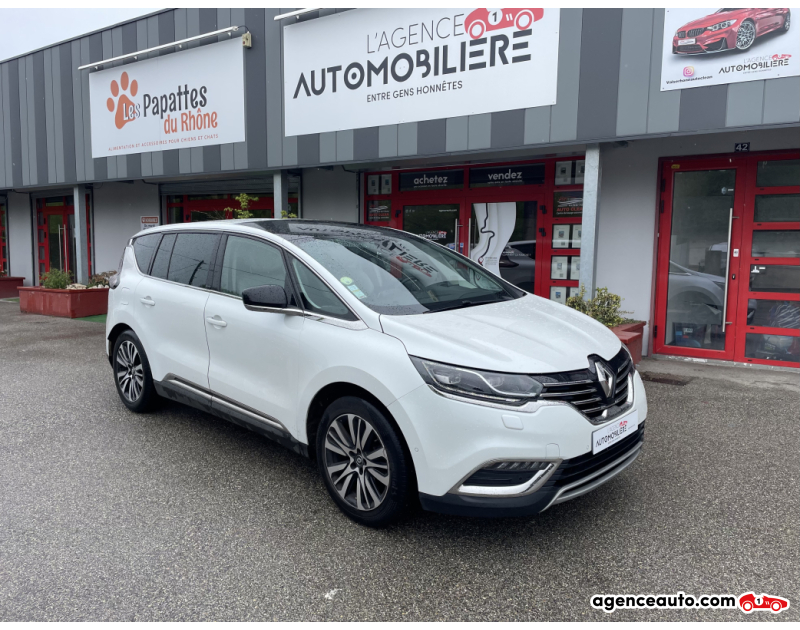 Gebrauchtwagenkauf, Günstige Gebrauchtwagen | Automobilienagentur Renault Espace V 1.6 dCi EDC6 160 cv Initial Paris 4Control Boîte Auto Blanc Jahr 2016 Automatique Diesel