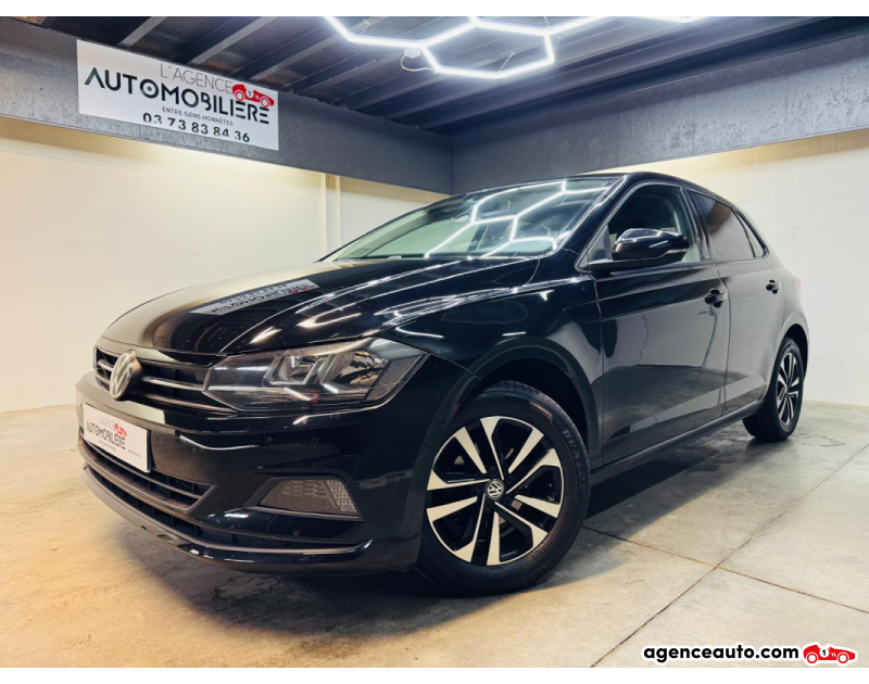 Aankoop Gebruikte Auto, Goedkope Gebruikte Auto | Agence Auto Volkswagen Polo VI 1.0 TSI BMT 95 cv Noir Jaar 2019 Manuelle Essence