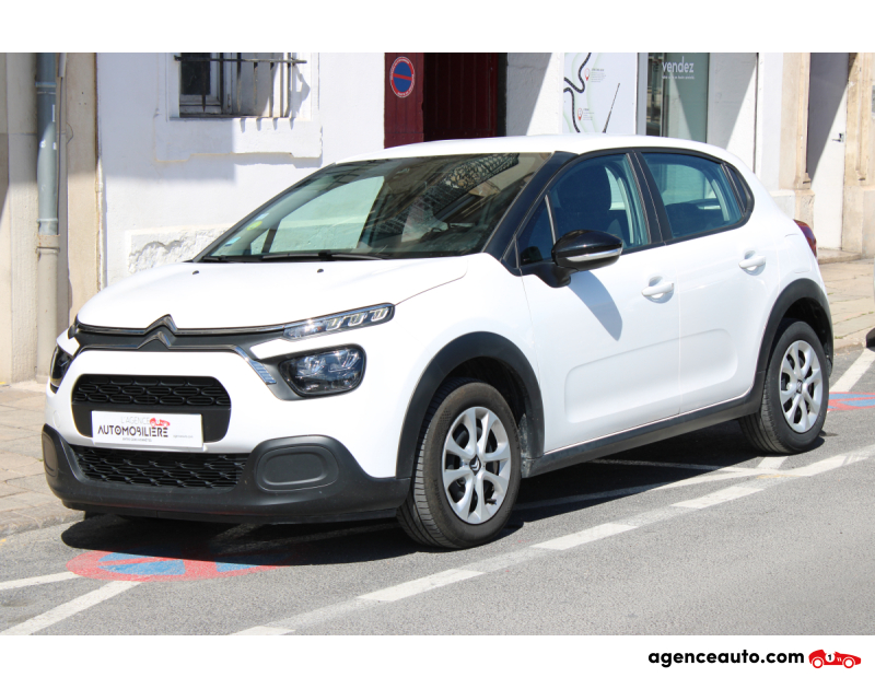 Aankoop Gebruikte Auto, Goedkope Gebruikte Auto | Agence Auto Citroen C3 GENERATION-III 1.5 BLUEHDI 100 FEEL START-STOP ( Clim, Bluetooth Entretien à jour ... ) Blanc Jaar 2021 Manuelle Diesel