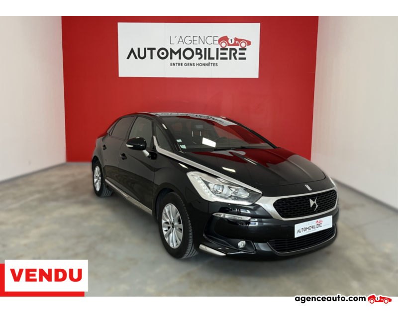 Gebrauchtwagenkauf, Günstige Gebrauchtwagen | Automobilienagentur Citroen DS5 DS DS 5 (2) 1.6 BLUEHDI 120 S&S BE CHIC BV6 // DISTRIBUTION CHANGEE Noir Jahr 2017 Manuelle Diesel