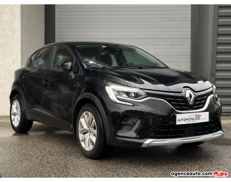 Achat voiture occasion, Auto occasion pas cher | Agence Auto Renault Captur 1.0 TCE 90 BUSINESS - attelage Noir Année 2021 Manuelle Essence