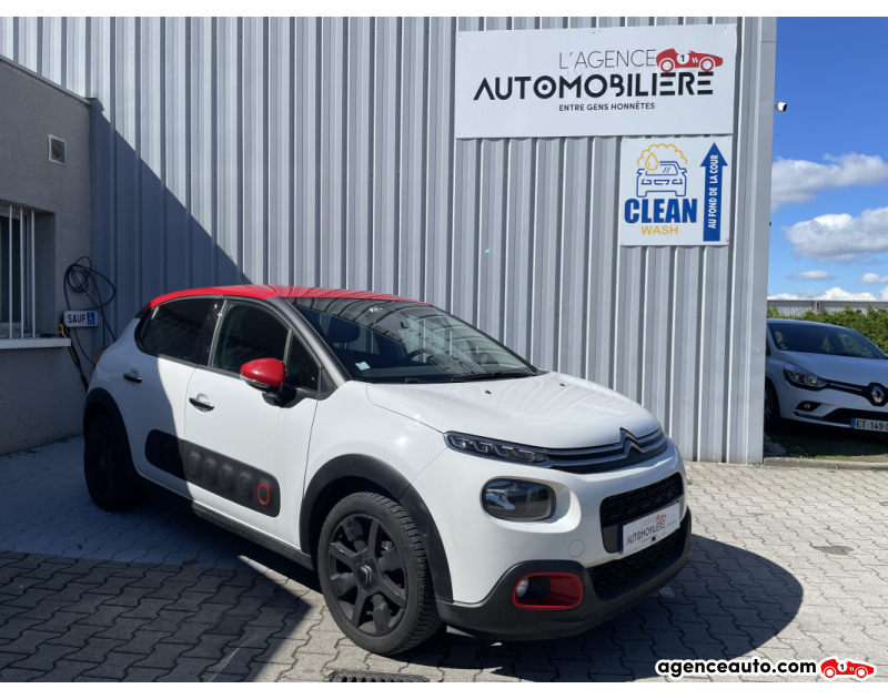 Gebrauchtwagenkauf, Günstige Gebrauchtwagen | Automobilienagentur Citroen C3 1.5 BlueHDi 16V S&S 102 cv Blanc Jahr 2019 Manuelle Diesel