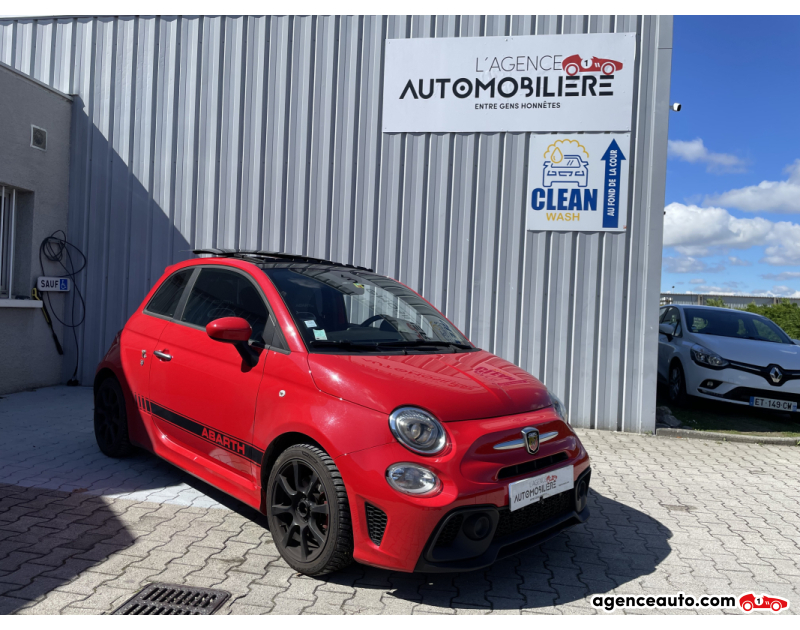 Achat voiture occasion, Auto occasion pas cher | Agence Auto Abarth 500 1.4 Turbo T-Jet 145ch 595 Rouge Année 2018 Manuelle Essence