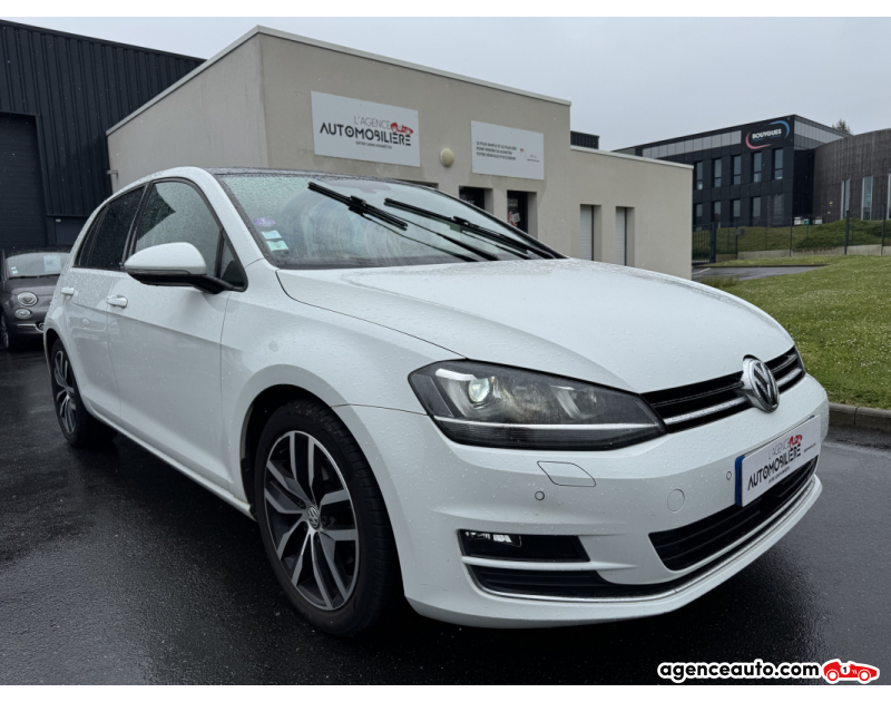 Aankoop Gebruikte Auto, Goedkope Gebruikte Auto | Agence Auto Volkswagen Golf VII 1.4 TSI DSG7 125 BVA Match Allstar Blanc Jaar 2017 Automatique Essence