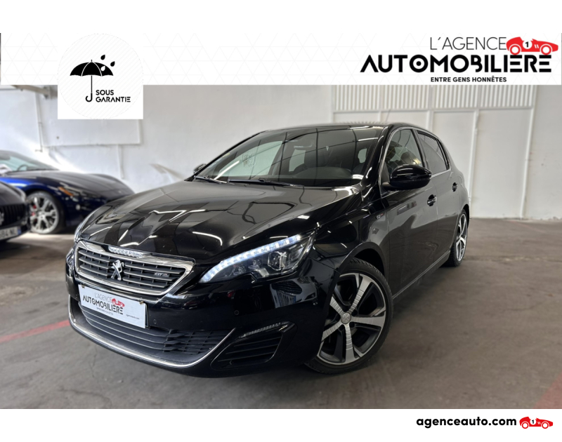 Compra de Coches Usados, Coches Usados Baratos %'|'% Agence Auto Peugeot 308 180cv 2.0 HDI Auto Noir Año 2016 Automatique Diesel