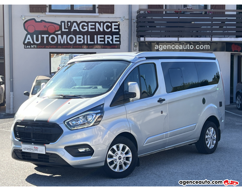 Compra de Coches Usados, Coches Usados Baratos %'|'% Agence Auto Ford Custom Transit L1H1 130ch NUGGET Westfalia Gris Año 2021 Manuelle Diesel
