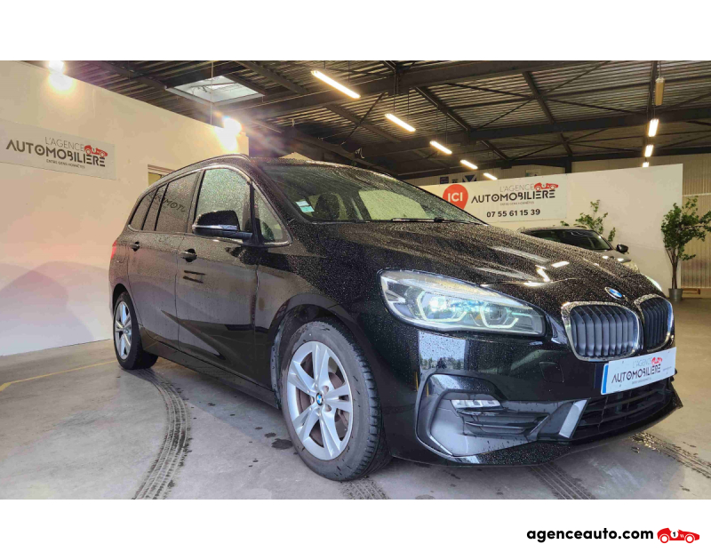 Aankoop Gebruikte Auto, Goedkope Gebruikte Auto | Agence Auto Bmw Série 2 GRAN TOURER 218D XDRIVE SPORT 7 Places Noir Jaar 2020 Automatique Diesel