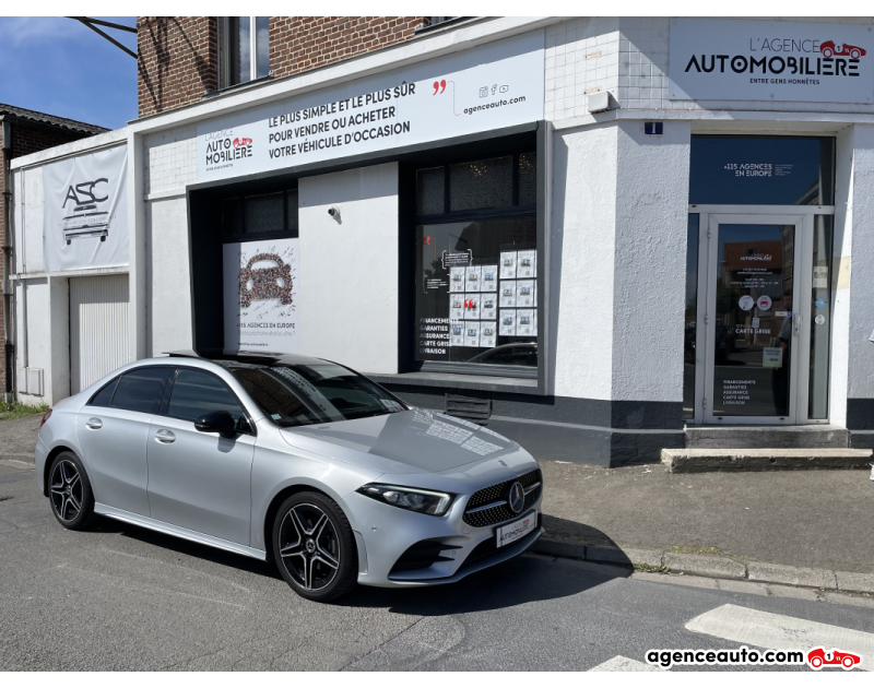 Achat voiture occasion, Auto occasion pas cher | Agence Auto Mercedes Classe A IV 180D 116 7G-TRONIC AMG LINE Argent Année 2019 Automatique Essence