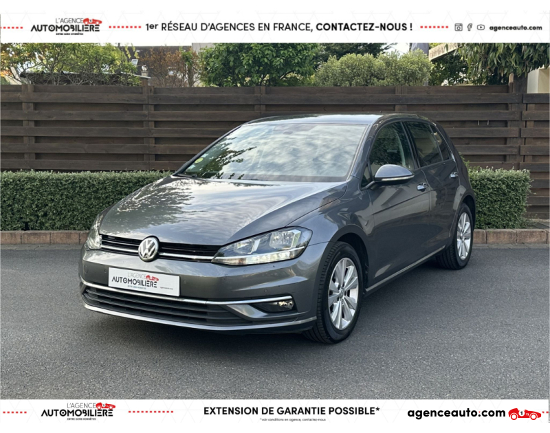 Gebrauchtwagenkauf, Günstige Gebrauchtwagen | Automobilienagentur Volkswagen Golf VII (2) 1.6 TDI 115 CH BLUEMOTION TECHNOLOGY CONFORTLINE BUSINESS DSG7 5P Gris Jahr 2019 Automatique Diesel